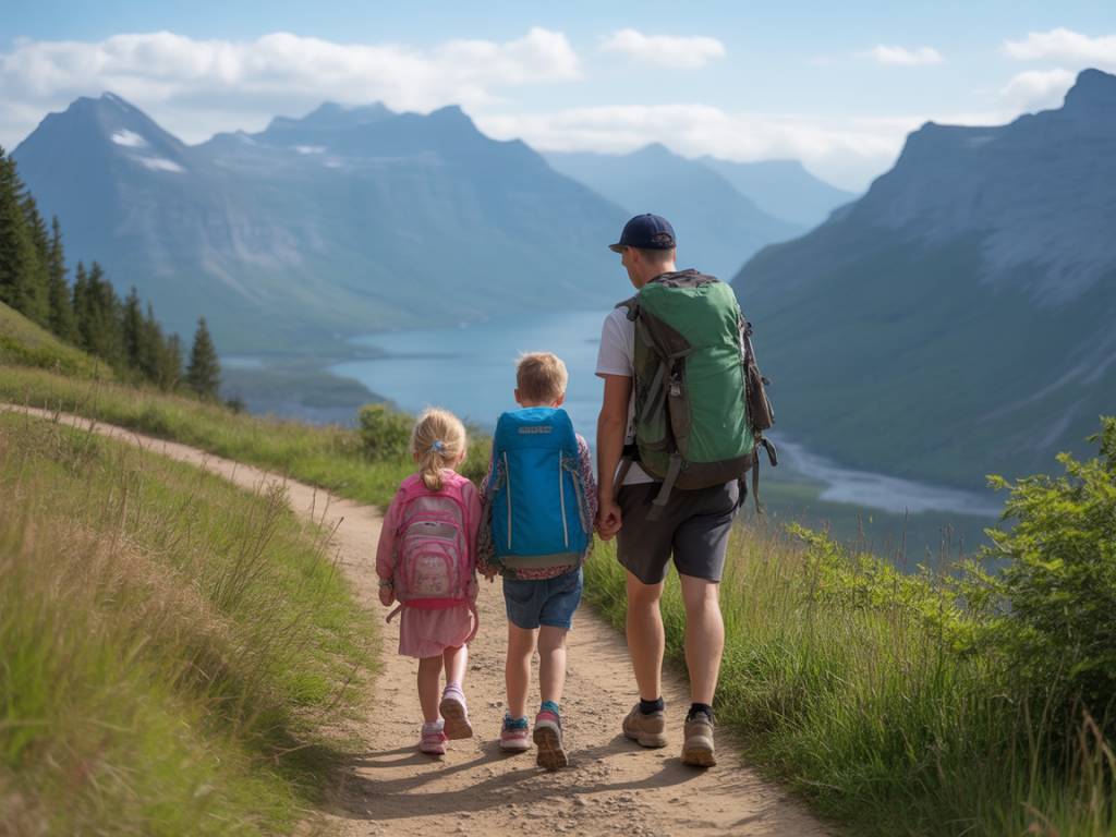 Randonnée itinérante en famille : comment organiser plusieurs jours de marche avec des enfants sans stress