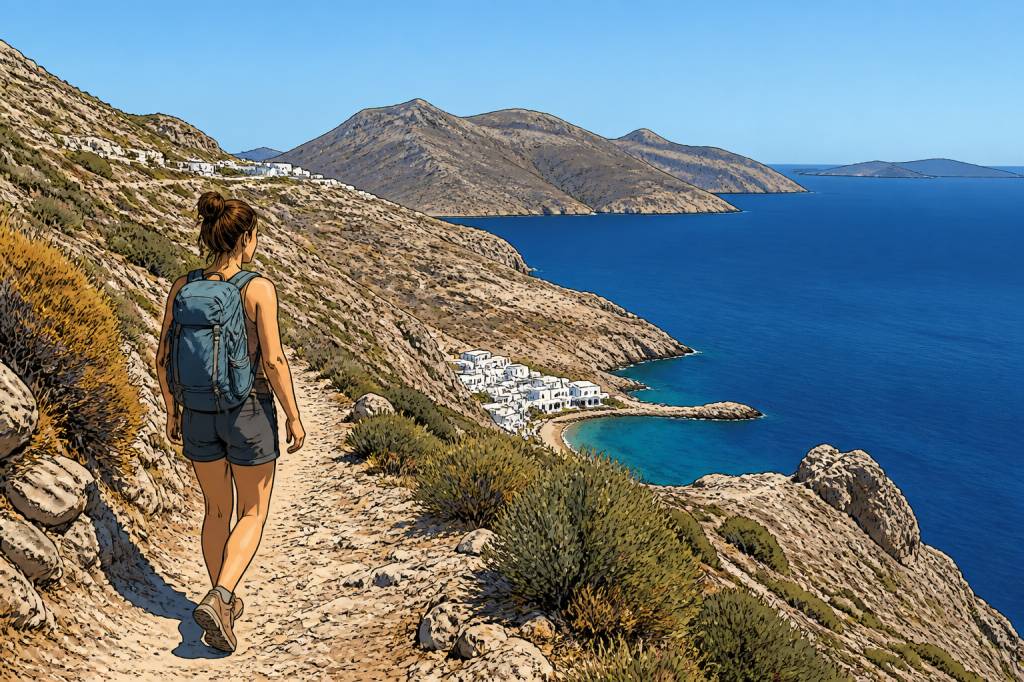 Anafi : les plus belles randonnées et sentiers de l’île grecque