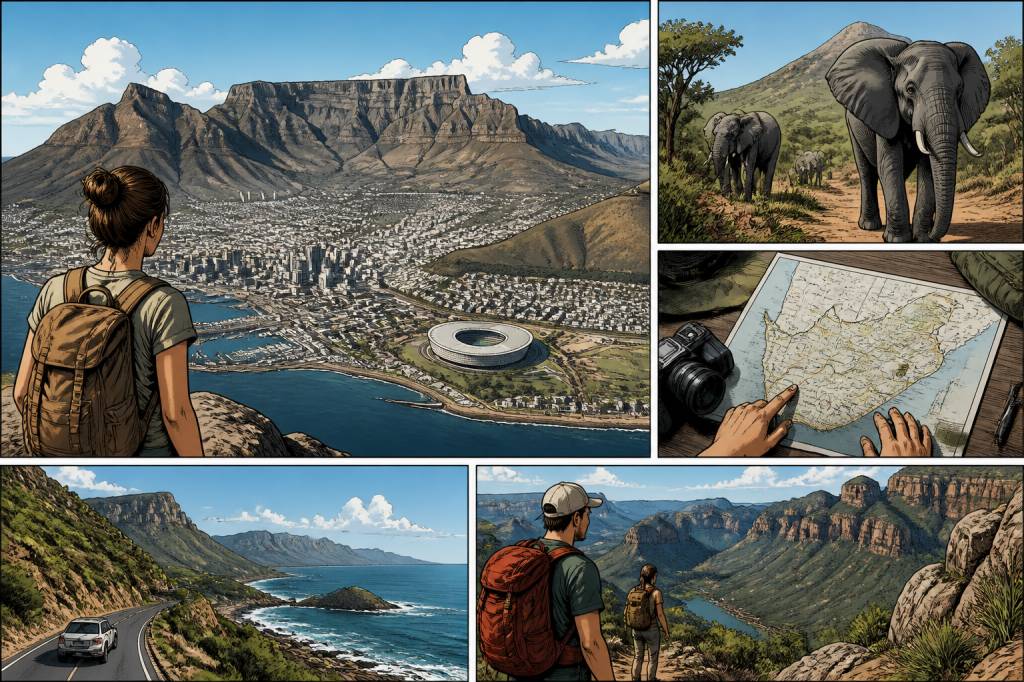 Afrique du sud carte détaillée : itinéraires, régions et conseils pour préparer votre voyage