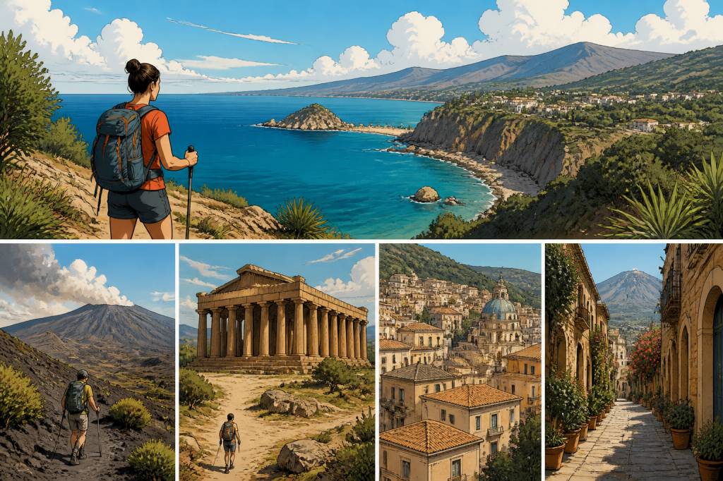 7 jours en Sicile : itinéraire de randonnée et découverte