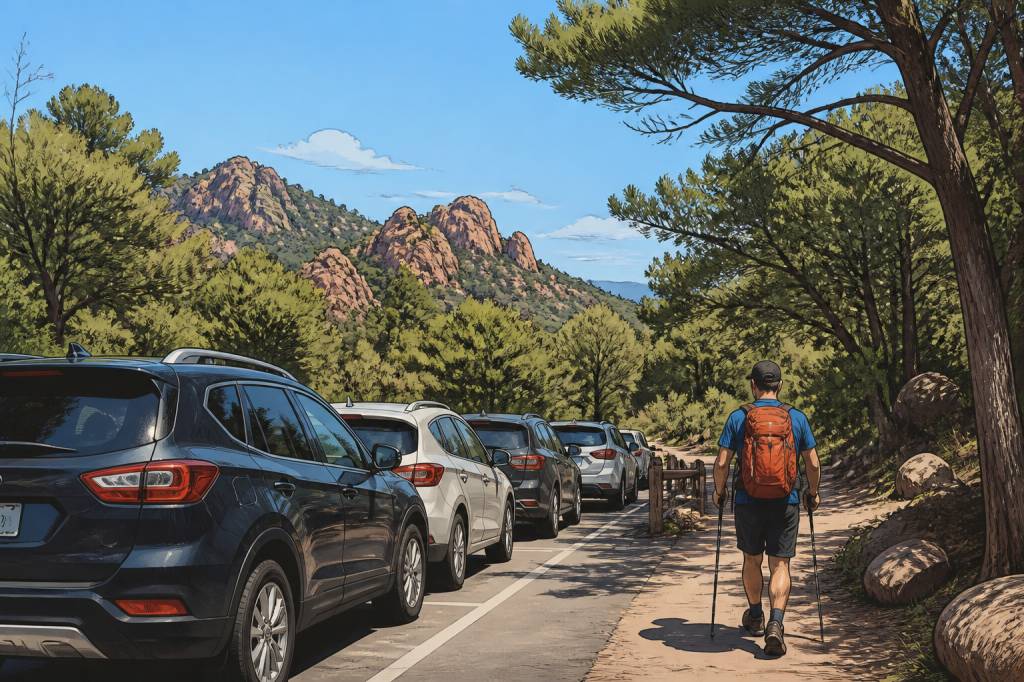 Parking sainte baume esterel : où se garer pour partir en randonnée