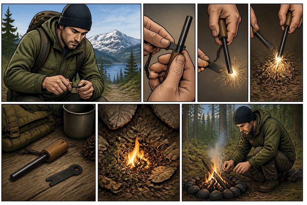 Fire striker : guide complet pour choisir et utiliser un allume-feu de randonnée