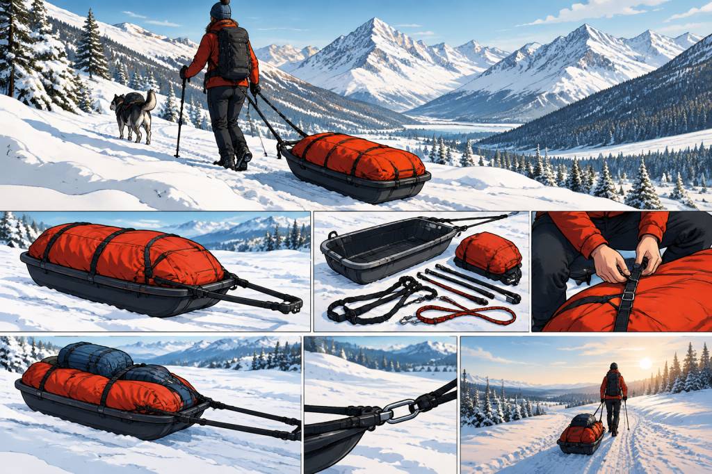 Snowsled : guide complet pour choisir et utiliser un traîneau de randonnée hivernale