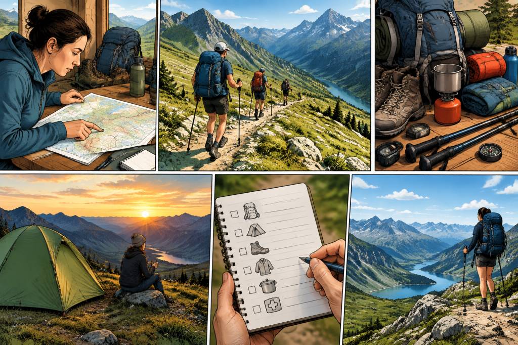 Randonnées plusieurs jours : guide pratique pour préparer un trek itinérant réussi