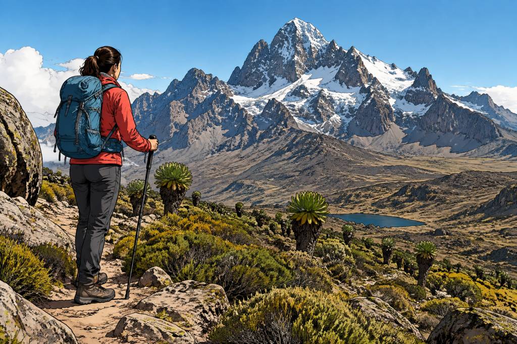 Mont Kenya altitude : quelle hauteur atteint le plus haut sommet du pays ?