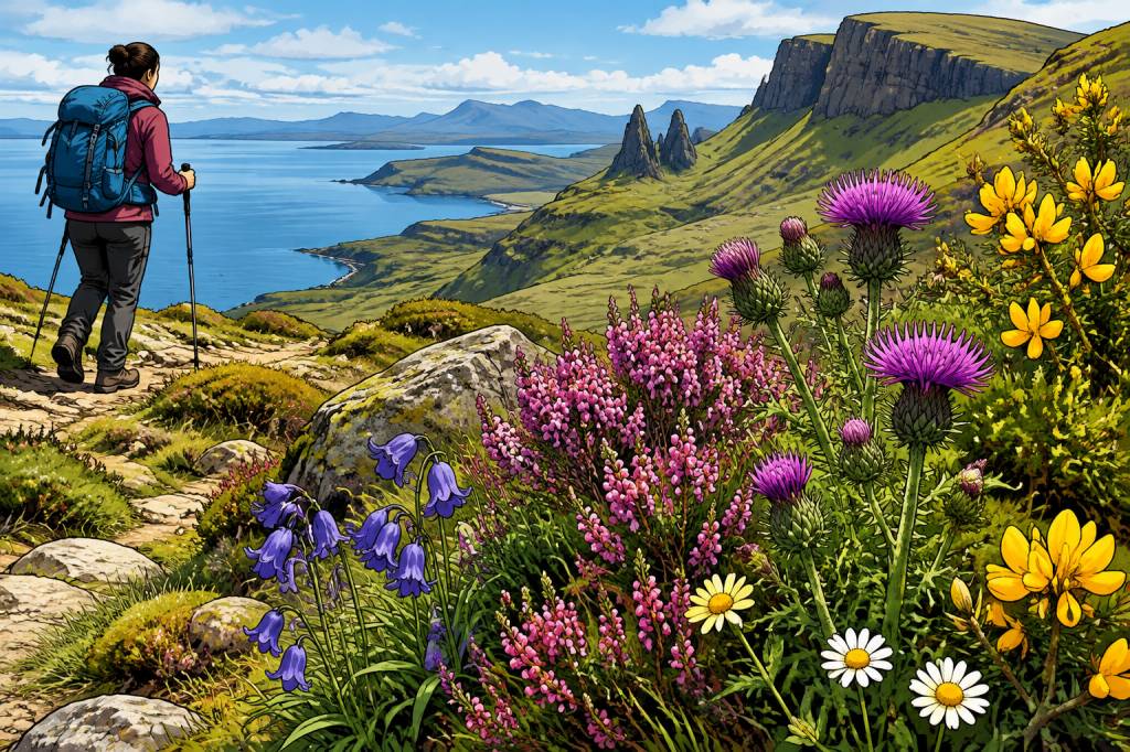 Fleurs d'Écosse : les plus belles espèces à découvrir en randonnée