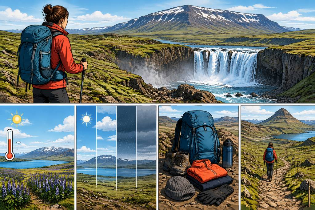 Islande météo juin : températures, conditions et conseils pour préparer votre voyage en randonnée